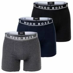 Boss Boxer »Herren Boxer Briefs, 3er Pack - Logobund, Cotton« Schwarz#ft5_slash#Grey#ft5_slash#Blau, Blau#ft5_slash#Schwarz#ft5_slash#Anthrazit, Schwarz#ft5_slash#Blau -Hugo Boss Verkäufe a87a5d30 5cc1 5f3b b99c 72410fe6f5e4