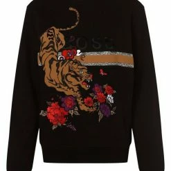 Boss Sweatshirt »Elaboss_LNY« Schwarz, Beige