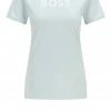 Boss T-Shirt »T-Shirt C_Elogo« Weiß (100), Beige (260), Blau (417)
