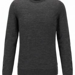 Boss Strickpullover »Pullover aus Schurwolle mit Rundhalsausschnitt« (1-tlg)