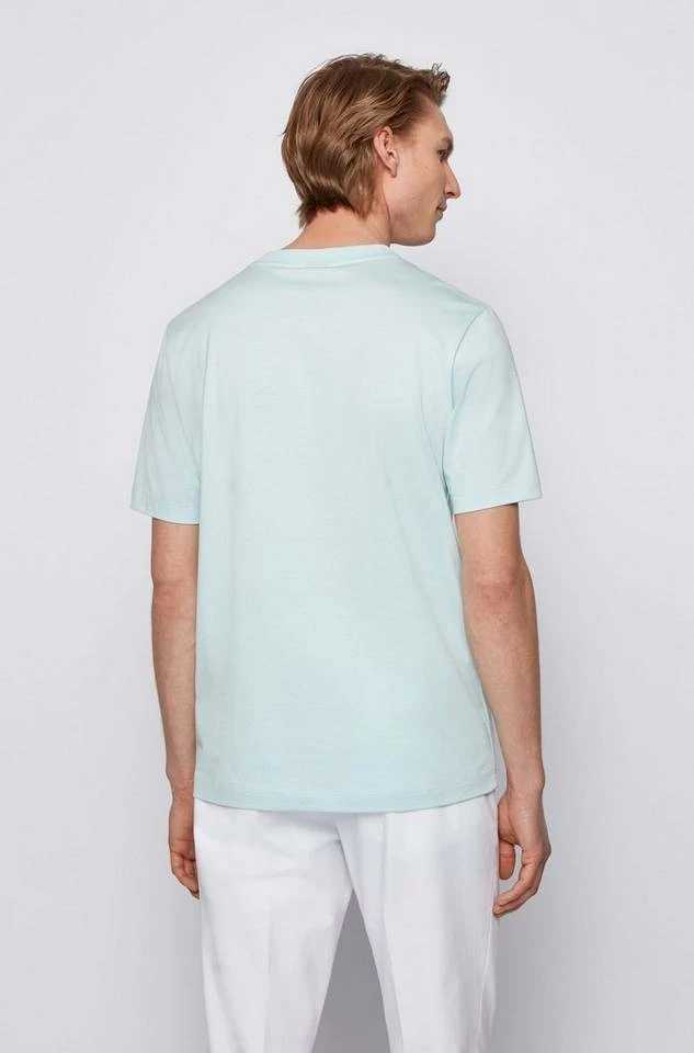 Boss T-Shirt »T-Shirt Tiburt« Hellblau (452), Weiß (100) 2 Boss T-Shirt »T-Shirt Tiburt« Hellblau (452), Weiß (100) – Bild 2