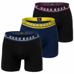 Boss Boxer »Herren Boxer Briefs, 3er Pack - Logobund, Cotton« Schwarz#ft5_slash#Grey#ft5_slash#Blau, Blau#ft5_slash#Schwarz#ft5_slash#Anthrazit, Schwarz#ft5_slash#Blau -Hugo Boss Verkäufe bd27e9a7 75b1 5761 8993 687c1663a1d1