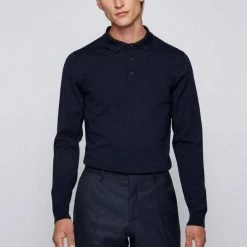 Boss Sweatshirt »Polokragenpullover aus extrafeiner italienischer Mewrinowolle« -Hugo Boss Verkäufe c3d690a6 a721 52d8 a799 2fea095da1a5