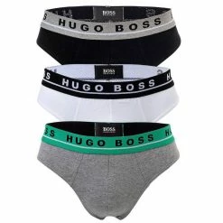 Boss Slip »Herren Slips, 3er Pack - Briefs, Logobund, Cotton« Schwarz#ft5_slash#Grau#ft5_slash#Weiß, Schwarz#ft5_slash#Grau#ft5_slash#Lila, Schwarz -Hugo Boss Verkäufe c745dc8f 19b6 5b0c add4 dc5909744933