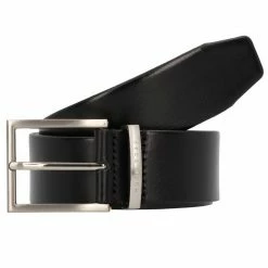 Boss Ledergürtel »Buddy« Dornschließe Black, Dark brown