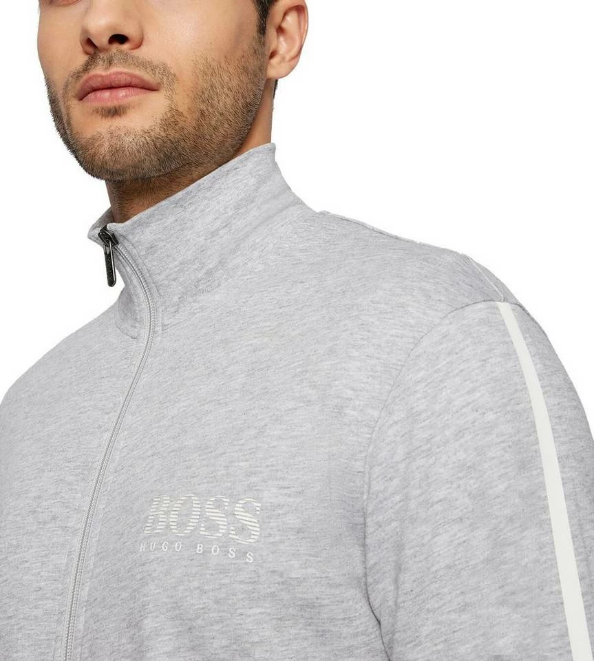 Boss Sweatshirt »Herren Sweat-Jacke - Authentic Jacket Z,« Grau, Dunkelblau 4 Boss Sweatshirt »Herren Sweat-Jacke - Authentic Jacket Z,« Grau, Dunkelblau – Bild 4