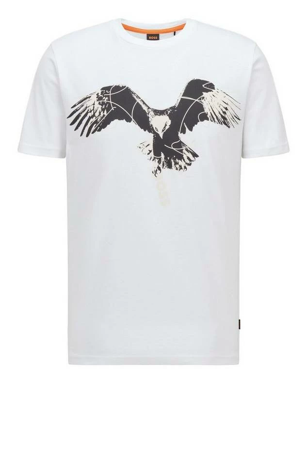 Boss T-Shirt »T-Shirt Thinking« Schwarz (001), Weiß (100) 6 Boss T-Shirt »T-Shirt Thinking« Schwarz (001), Weiß (100) – Bild 6