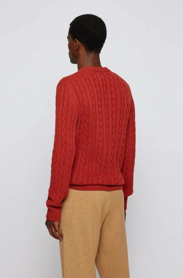 Boss Strickpullover »Pullover Namazio« Dunkelrot (611), Naturweiß (131), Dunkelblau (404) 2 Boss Strickpullover »Pullover Namazio« Dunkelrot (611), Naturweiß (131), Dunkelblau (404) – Bild 2