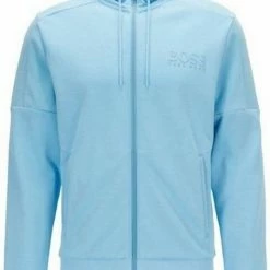 Boss Kapuzensweatjacke »Hugo Boss Sweatjacke Saggy blau«