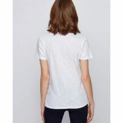 Boss T-Shirt »Damen Shirt "C-Emodern" Kurzarm« Weiß (100), Gelb (31), Weiss (10), Grün (328) -Hugo Boss Verkäufe cdd000e7 d1f7 50d1 9cd8 6b2b6cb9976f