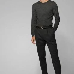 Boss Strickpullover »Pullover aus Schurwolle mit Rundhalsausschnitt« (1-tlg) -Hugo Boss Verkäufe cef35ec3 1378 5053 bd14 f4072e7315fe