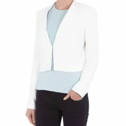 Boss Kurzblazer »HUGO BOSS Kurz-Jacke stilvolle Damen Blazer mit Haken-Verschluss Jäckchen Hellgelb«