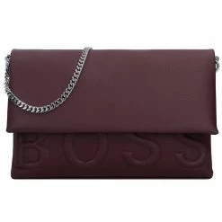Boss Clutch »Rose«, Leder Dark green, Dark red, Black