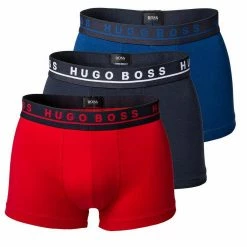 Boss Boxer »Herren Boxer Shorts, 3er Pack - Trunks, Logobund,« Schwarz, Schwarz#ft5_slash#Weiß#ft5_slash#Grün, Rot#ft5_slash#Blau -Hugo Boss Verkäufe d1db5084 41e6 5351 98e7 de936ba21135