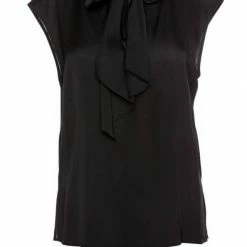 Boss Klassische Bluse »Seidenbluse Ibowa« Schwarz (001), Naturweiß (112) -Hugo Boss Verkäufe d932134e 6bc6 561e 8afd a682d1cea259