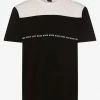 Boss T-Shirt Hellgrau aqua, Schwarz