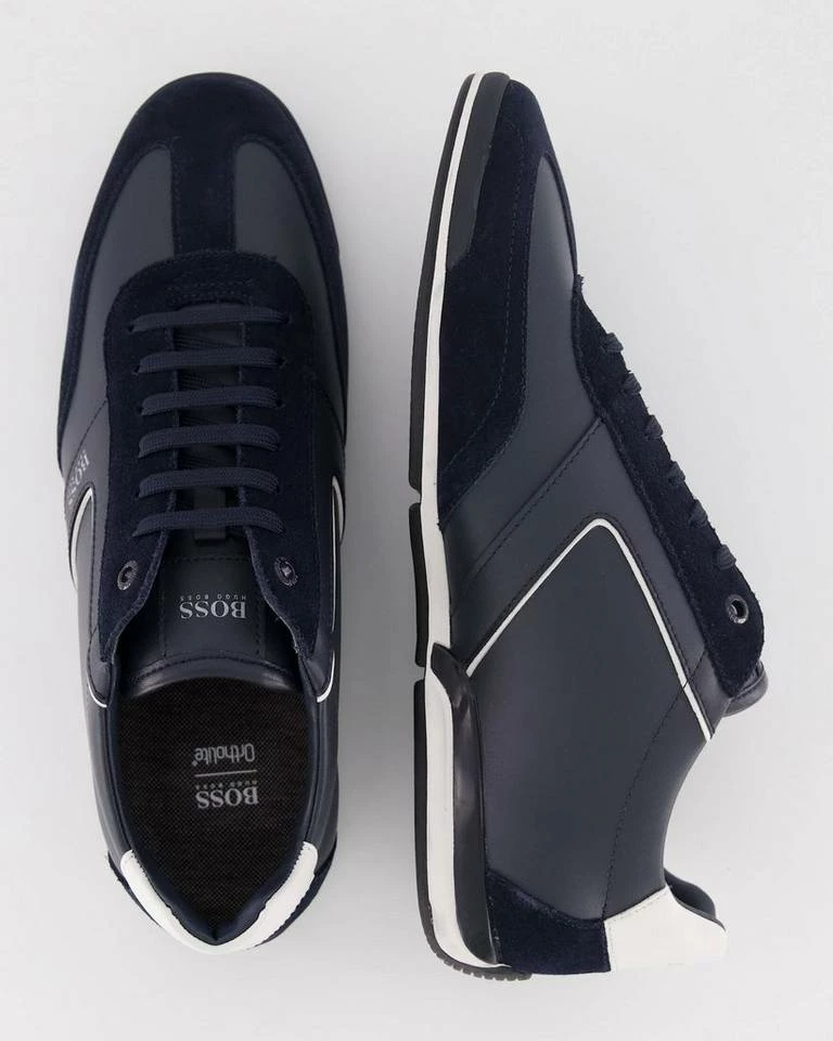 Boss »Herren Sneaker "Saturn_lowp_ital"« Sneaker Weiss (10), Marine (52) 2 Boss »Herren Sneaker "Saturn_lowp_ital"« Sneaker Weiss (10), Marine (52) – Bild 2