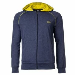 Boss Sweatshirt »Herren Sweat-Jacke - Hooded Jacket, Mix & Match,« Hellgrün, Dunkelblau, 040 silver grey, Blau -Hugo Boss Verkäufe e4b29a5a 21e4 5c82 86dd 05aa563eb908