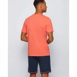 Boss T-Shirt »Herren T-Shirt "Tee Curved"« Stoned blue (81), Rot (74) -Hugo Boss Verkäufe e5163638 faff 5b8d 9b5a 018de473f3dc