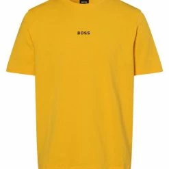 Boss T-Shirt »TChup 1« Schilf, Khaki, Gelb, Orange