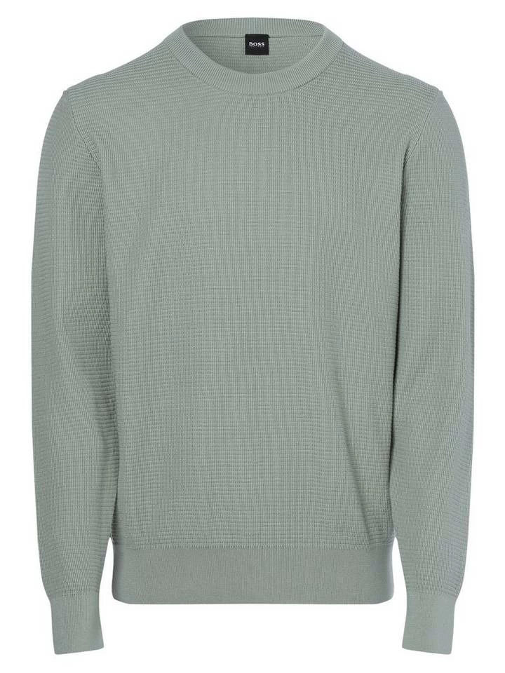 Boss Strickpullover »Pullover Udo« Dunkelblau (404), Grün (330) 3 Boss Strickpullover »Pullover Udo« Dunkelblau (404), Grün (330) – Bild 3