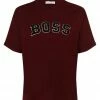 Boss T-Shirt »C_Evarsy« Camel, Bordeaux