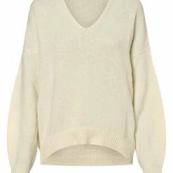 Boss Strickpullover »C_Fondiana« Orange, Ecru