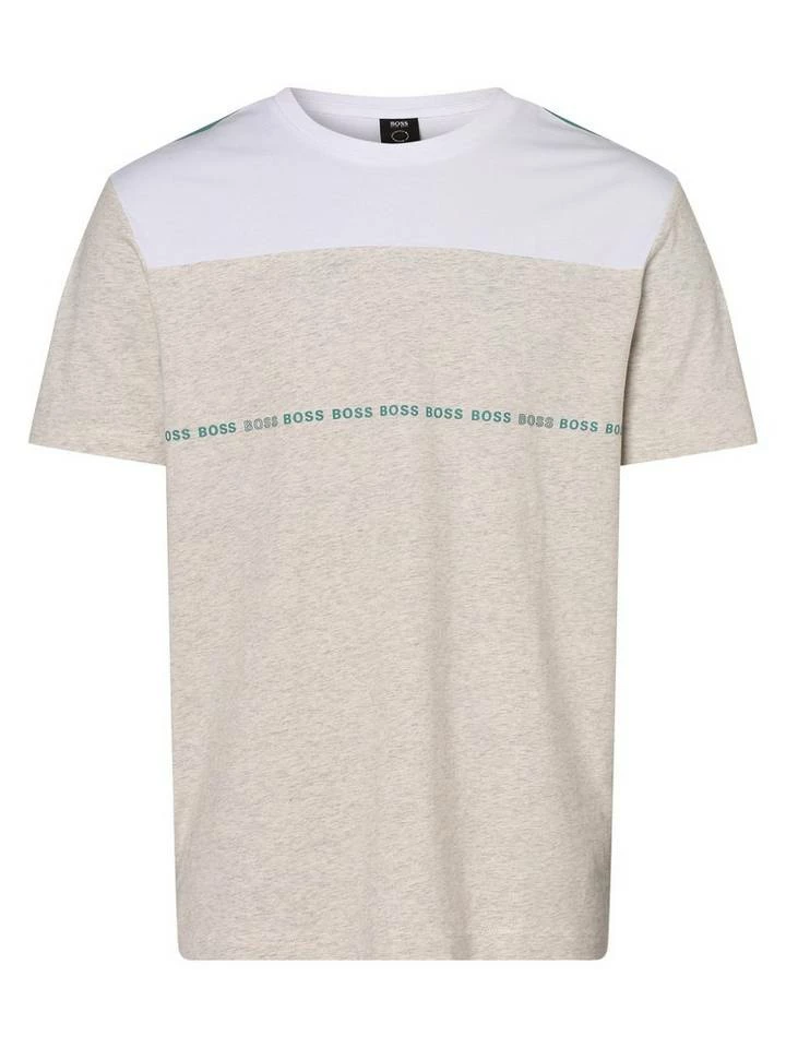 Boss T-Shirt Hellgrau aqua, Schwarz 7 Boss T-Shirt Hellgrau aqua, Schwarz – Bild 7