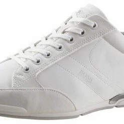 Boss »Saturn Lowp« Sneaker mit feinem Boss Logo Weiß, Schwarz, Weiß (100)