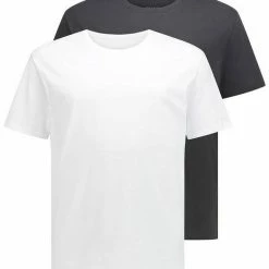 Boss Unterziehshirt »Big & Tall« (2 Stück), Herren T-Shirt Rundhals Regular Fit aus 100% Baumwolle (Single Jersey) Große Größen