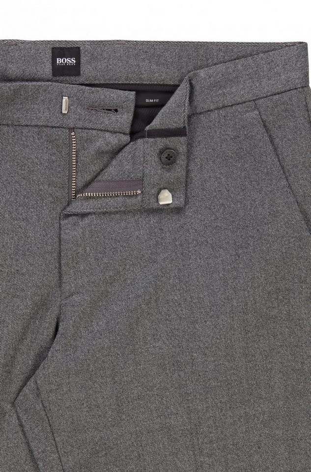 Boss Chinohose »Slim-Fit Chino aus Mouliné-Twill« (1-tlg) 3 Boss Chinohose »Slim-Fit Chino aus Mouliné-Twill« (1-tlg) – Bild 3