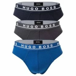 Boss Slip »Herren Slips, 3er Pack - Briefs, Logobund, Cotton« Weiß (100), Blau, Schwarz (001), Weiß -Hugo Boss Verkäufe fc88d514 f33b 5de7 9ecb a9176aaa67a3
